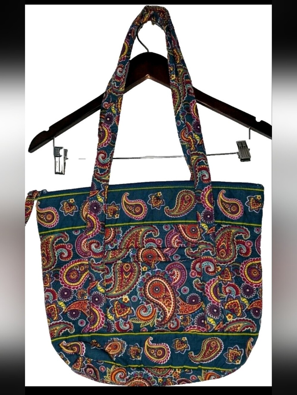 Nicole's Boutique Paisley Quilted Tote Bag - Multicolor